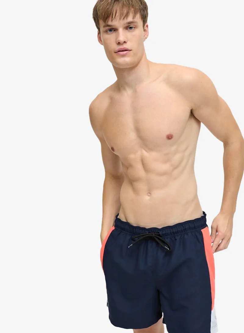 JJ Rebel Colour Block Drawstring Shorts